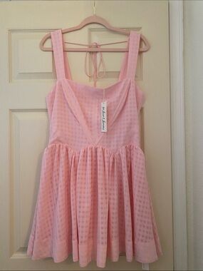 NWT Ginny Gingham Mini Dress